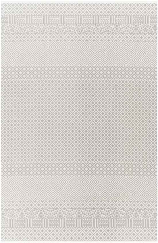 Waynetown Global Washable Rug, Gray