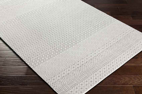 Waynetown Global Washable Rug, Gray