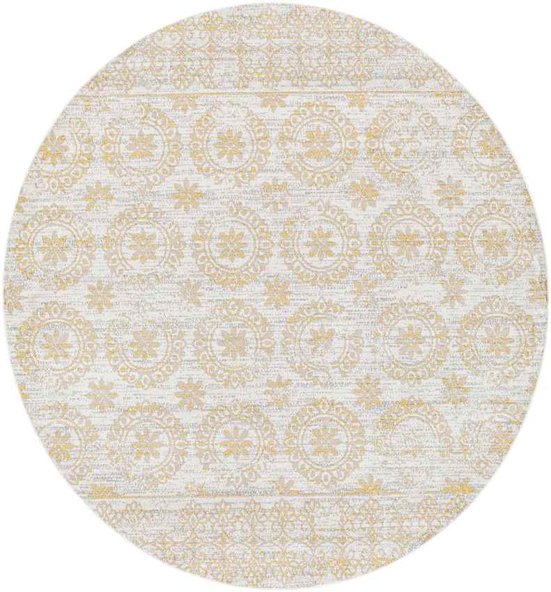 William Traditional Washable Rug, Beige