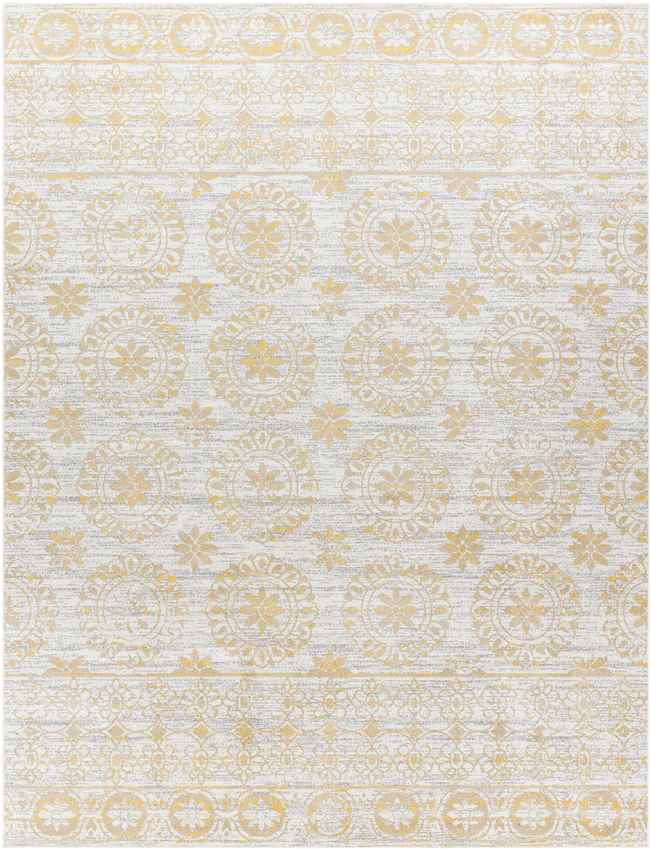 William Traditional Washable Rug, Beige