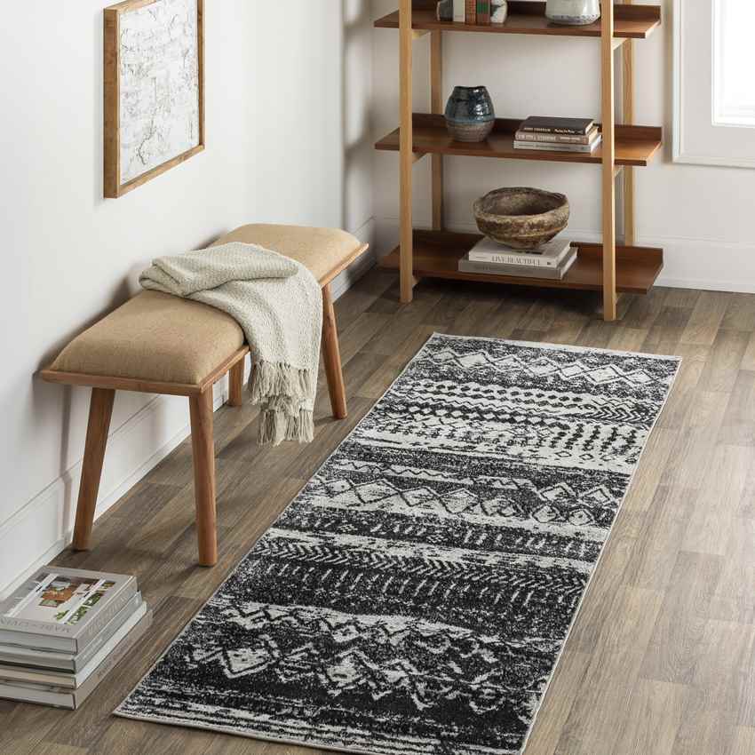 Matt Global Washable Rug, Black