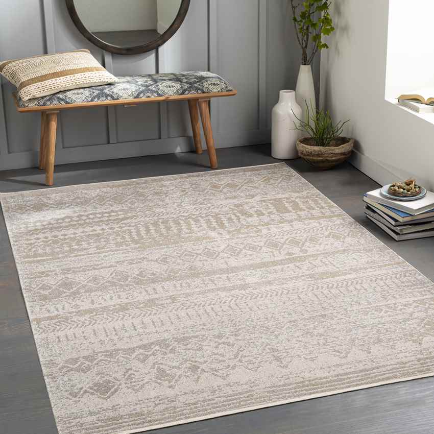 Matt Global Washable Rug, Ivory