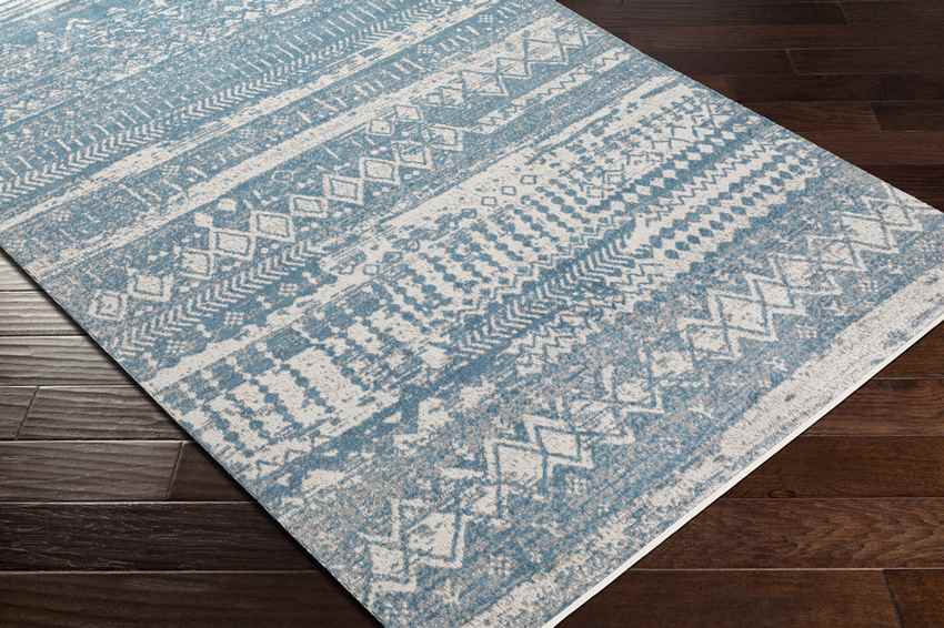 Matt Global Washable Rug, Sky Blue