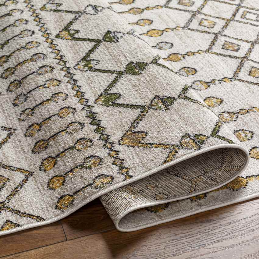 Mary Global Washable Rug, Mustard