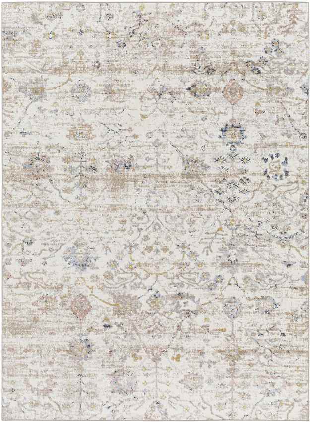 Van Horne Traditional Washable Rug, Ivory