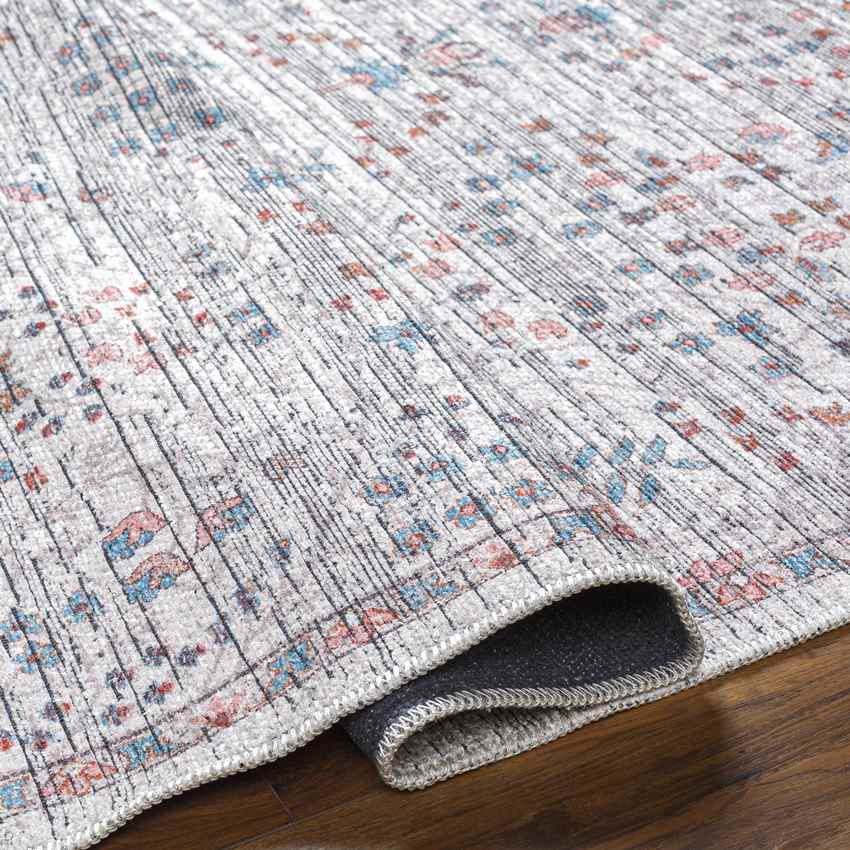 Wahpeton Traditional Washable Rug, Teal