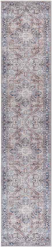 Liebenthal Traditional Washable Rug, Rust