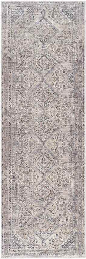 Tonganoxie Traditional Washable Rug, Beige