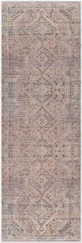 Tonganoxie Traditional Washable Rug, Cider