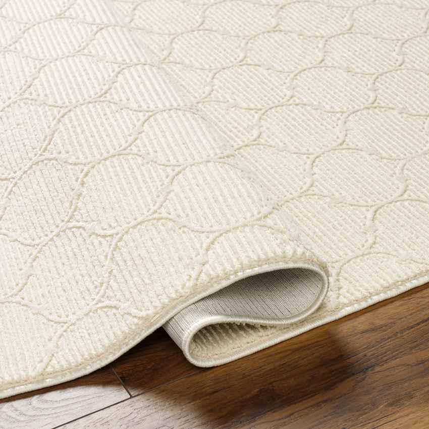 Kwasi Cottage Washable Rug, Beige