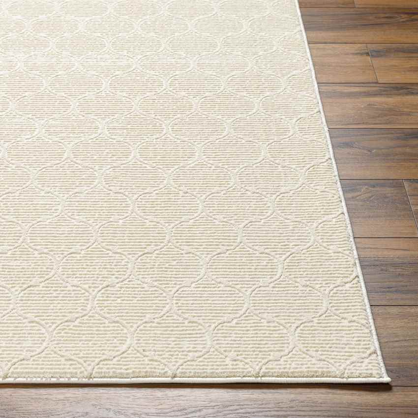 Kwasi Cottage Washable Rug, Beige