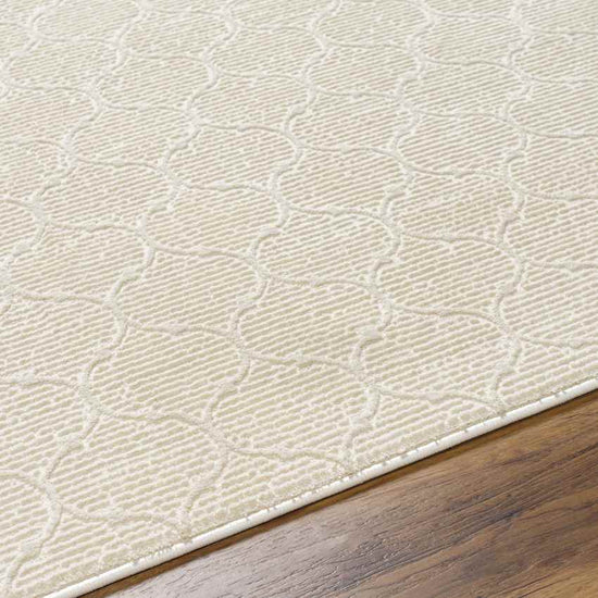 Kwasi Cottage Washable Rug, Beige