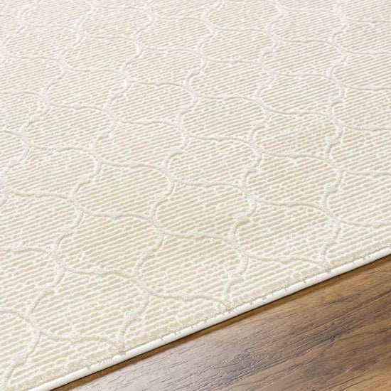 Kwasi Cottage Washable Rug, Beige