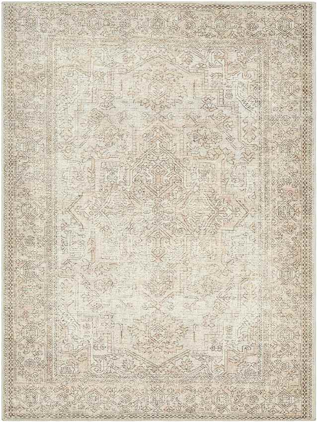 Kole Traditional Rug, Blush/Cream