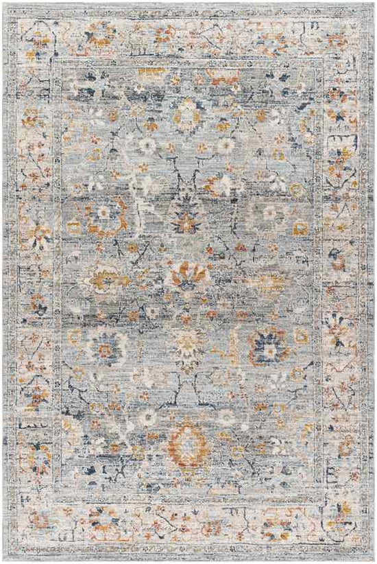 Tanina Traditional Rug, Light Gray/Pale Blue