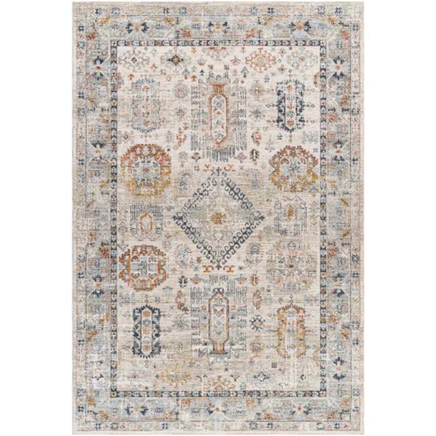 Raphel Traditional Rug, Rust/Mustard