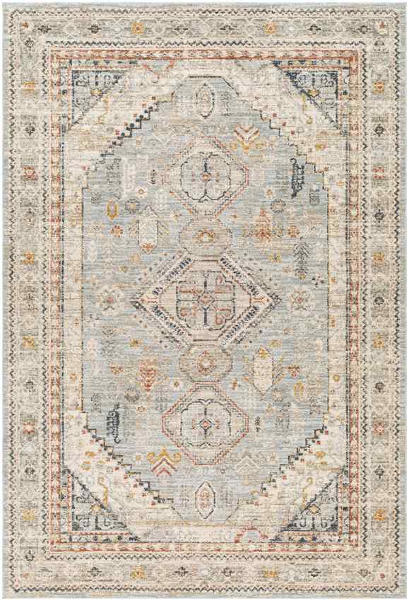 Tiwanna Traditional Rug, Pale Blue