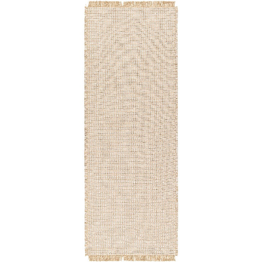 Hendy Solid & Border Rug, Mocha