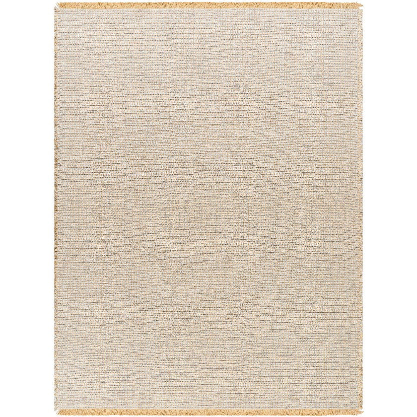 Hendy Solid & Border Rug, Gray