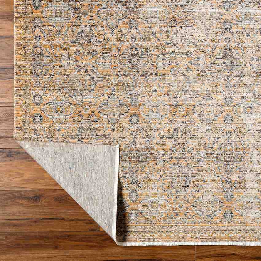 Radha Traditional Washable Rug, Brown