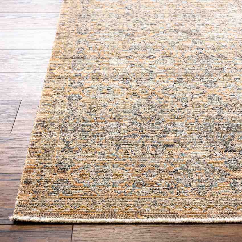 Radha Traditional Washable Rug, Brown