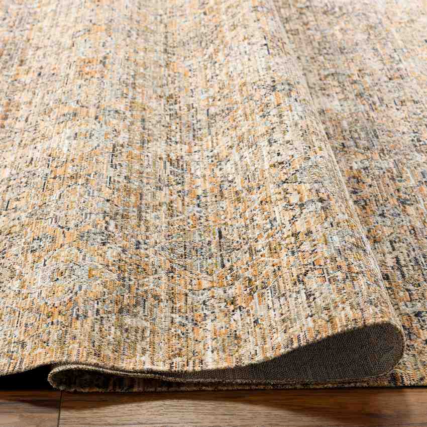 Radha Traditional Washable Rug, Brown