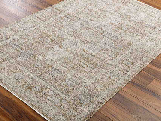 Robynn Traditional Washable Rug, Dark Brown