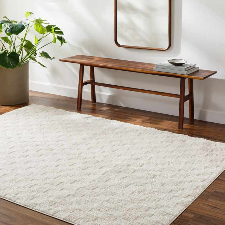 Isis Modern Rug, Off-White/Ivory