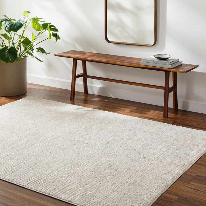 Monisha Modern Rug, Ivory/Off-White