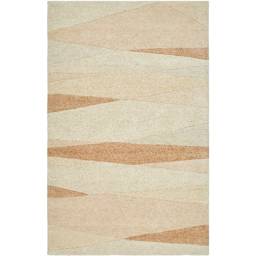 Mulhouse Modern Rug, Dark Brown/Light Beige