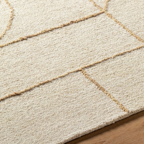 Tyerra Modern Rug, Light Beige