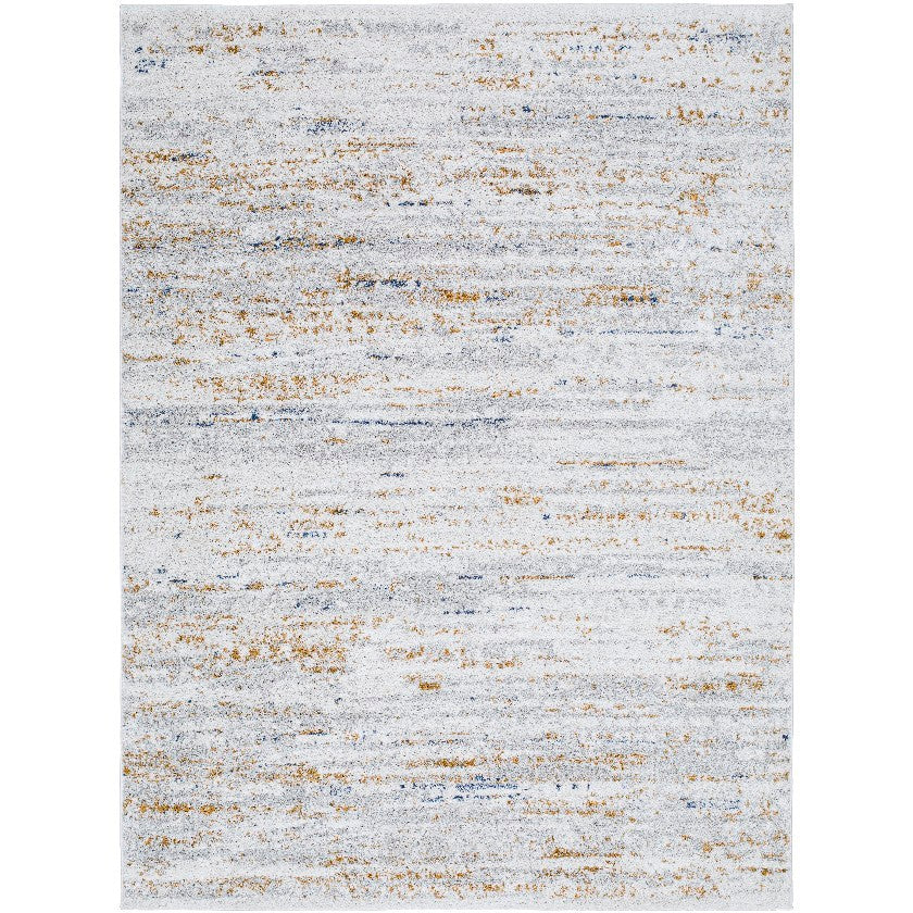 Sulma Solid & Border Rug, Light Gray