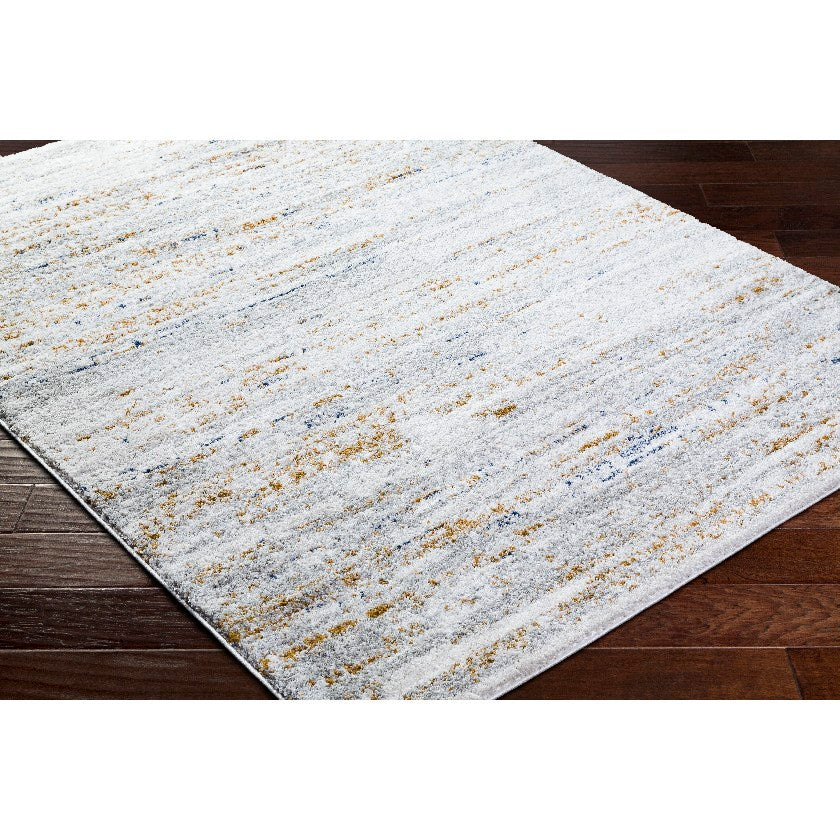 Sulma Solid & Border Rug, Light Gray