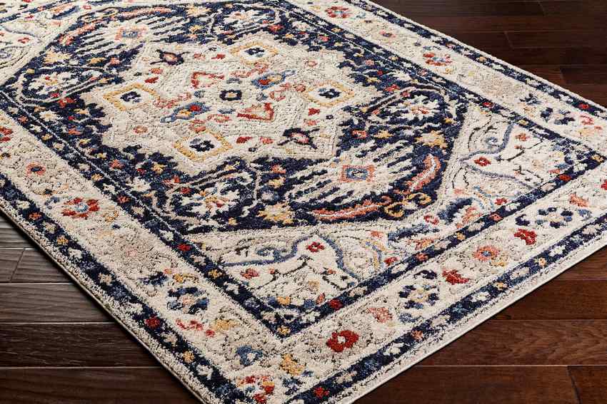 Shemica Traditional Rug, Cobalt