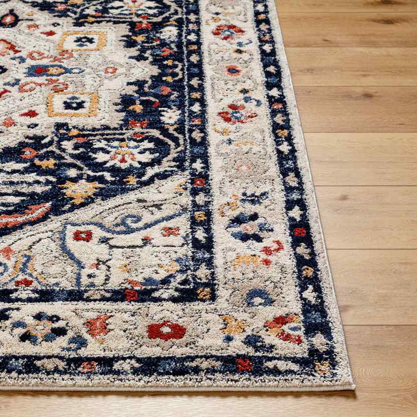 Shemica Traditional Rug, Cobalt