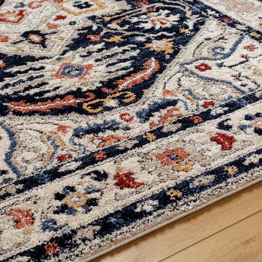 Shemica Traditional Rug, Cobalt