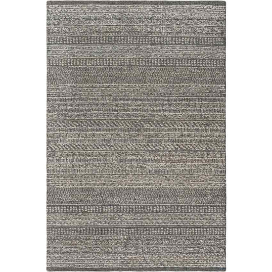 Melun Global Rug, Charcoal/Cream