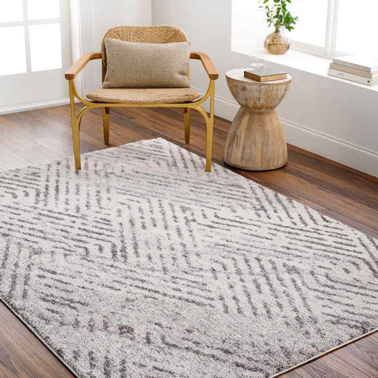 Prince Traditional Rug, Medium Gray/Light Beige