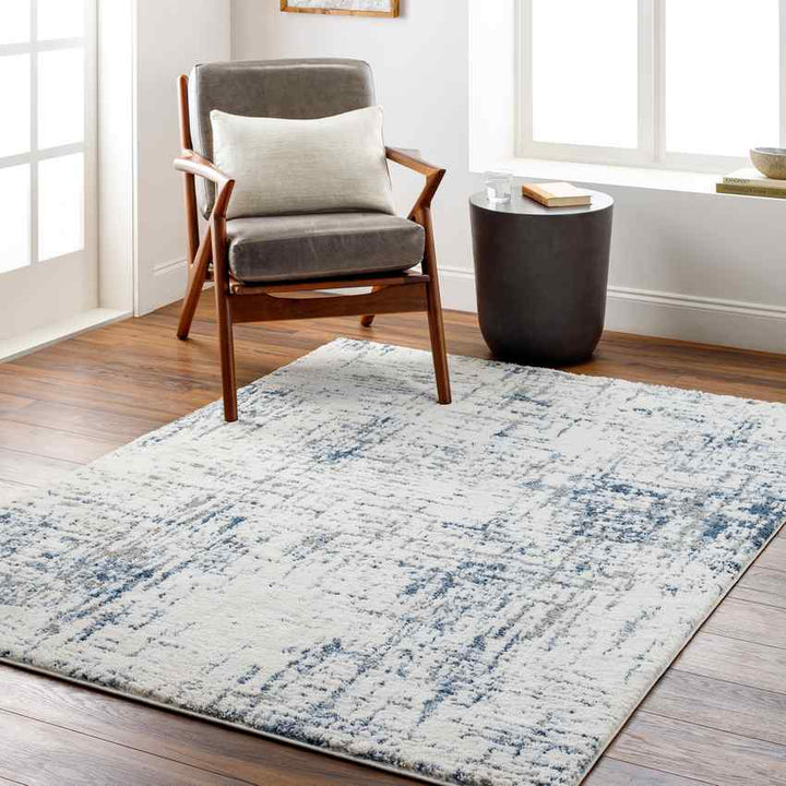 Kendell Modern Rug, Dark Blue