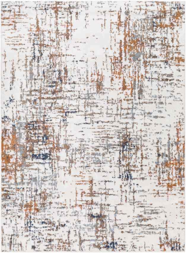 Kendell Modern Rug, Burnt Orange