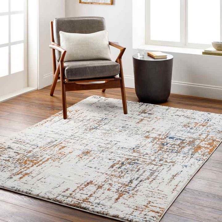 Kendell Modern Rug, Burnt Orange