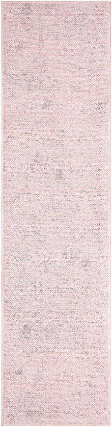 Tobey Solid & Border Washable Rug, Dusty Pink