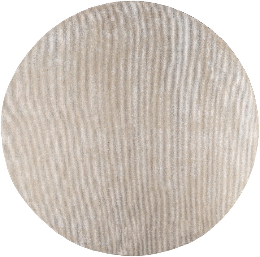 Jett Solid & Border Rug, Light Brown