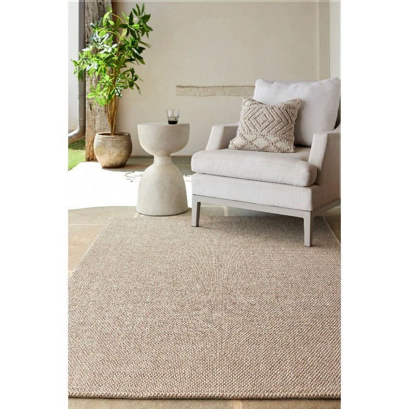 Nalani Solid & Border Rug, Dark Brown