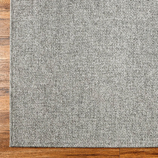 Nalani Solid & Border Rug, Silver