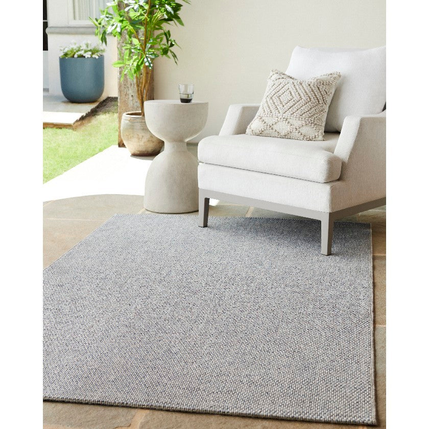 Travious Solid & Border Rug, Ash