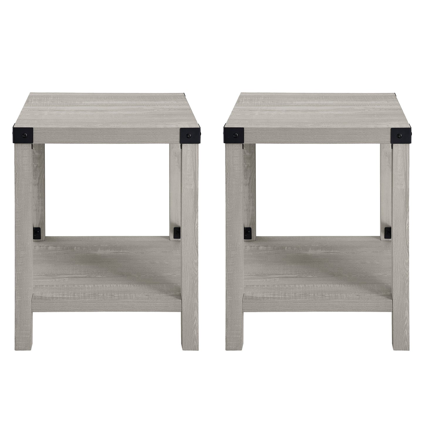 Metal X Side Tables, Set of 2