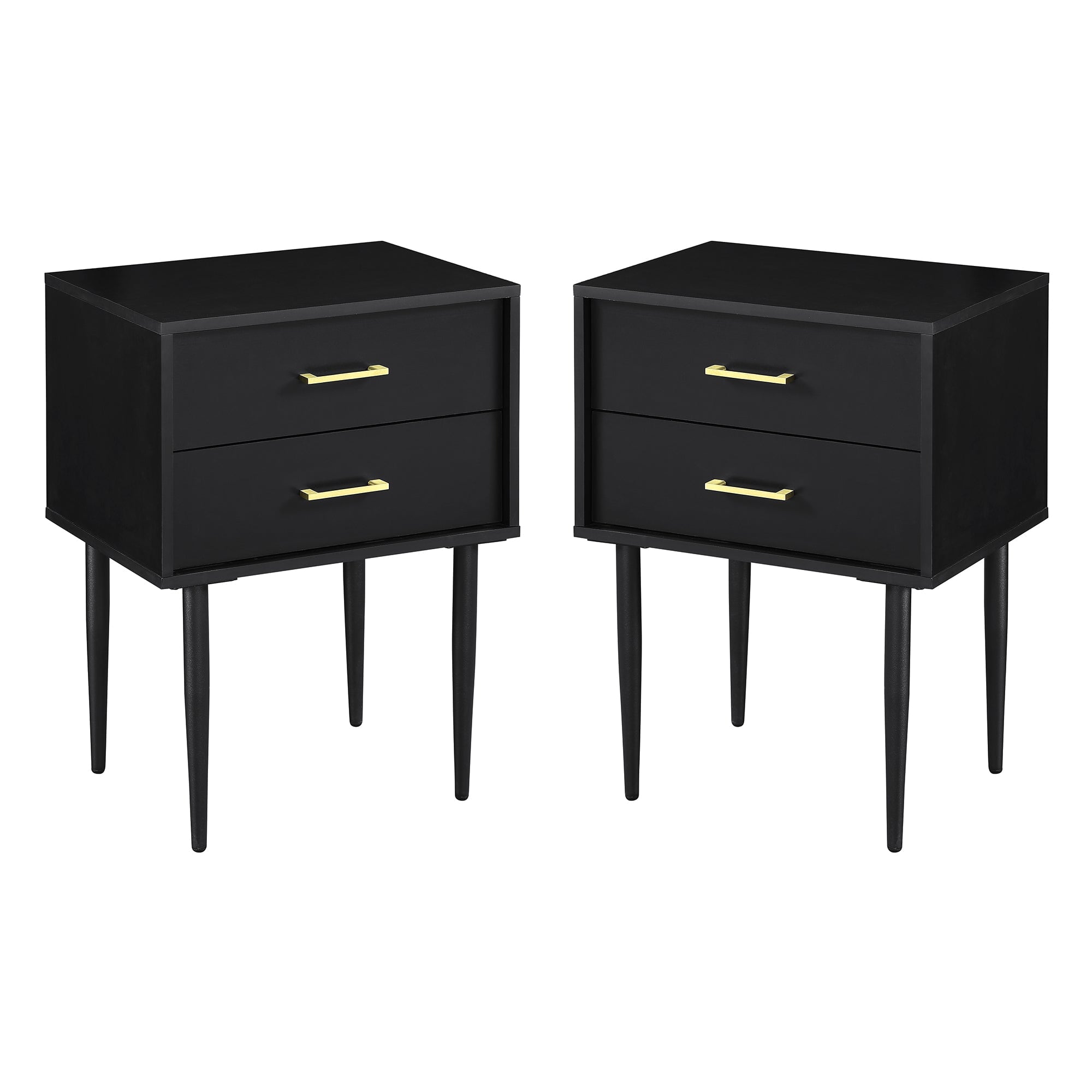 Olivia Two-Drawer Nightstand / Side Table, Set of 2