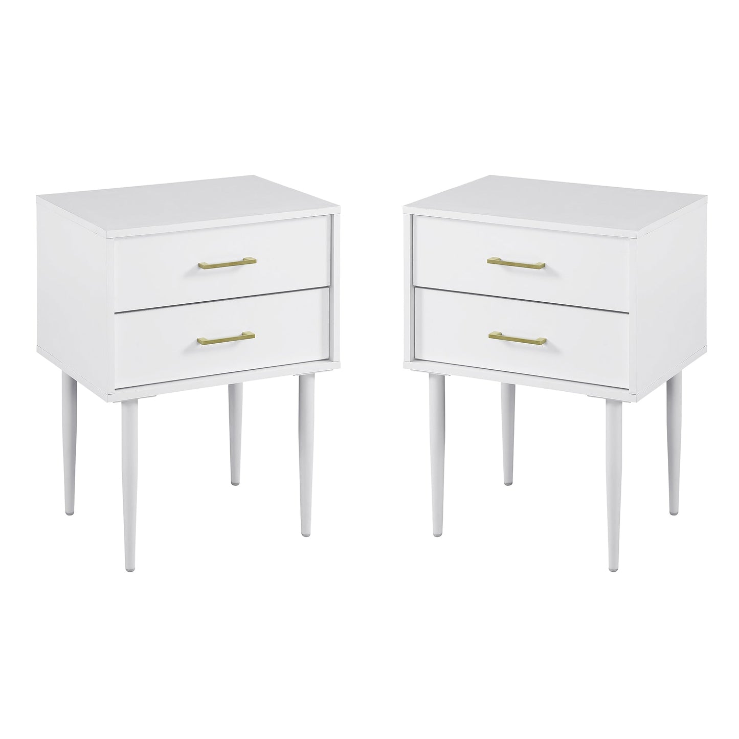 Olivia Two-Drawer Nightstand / Side Table, Set of 2