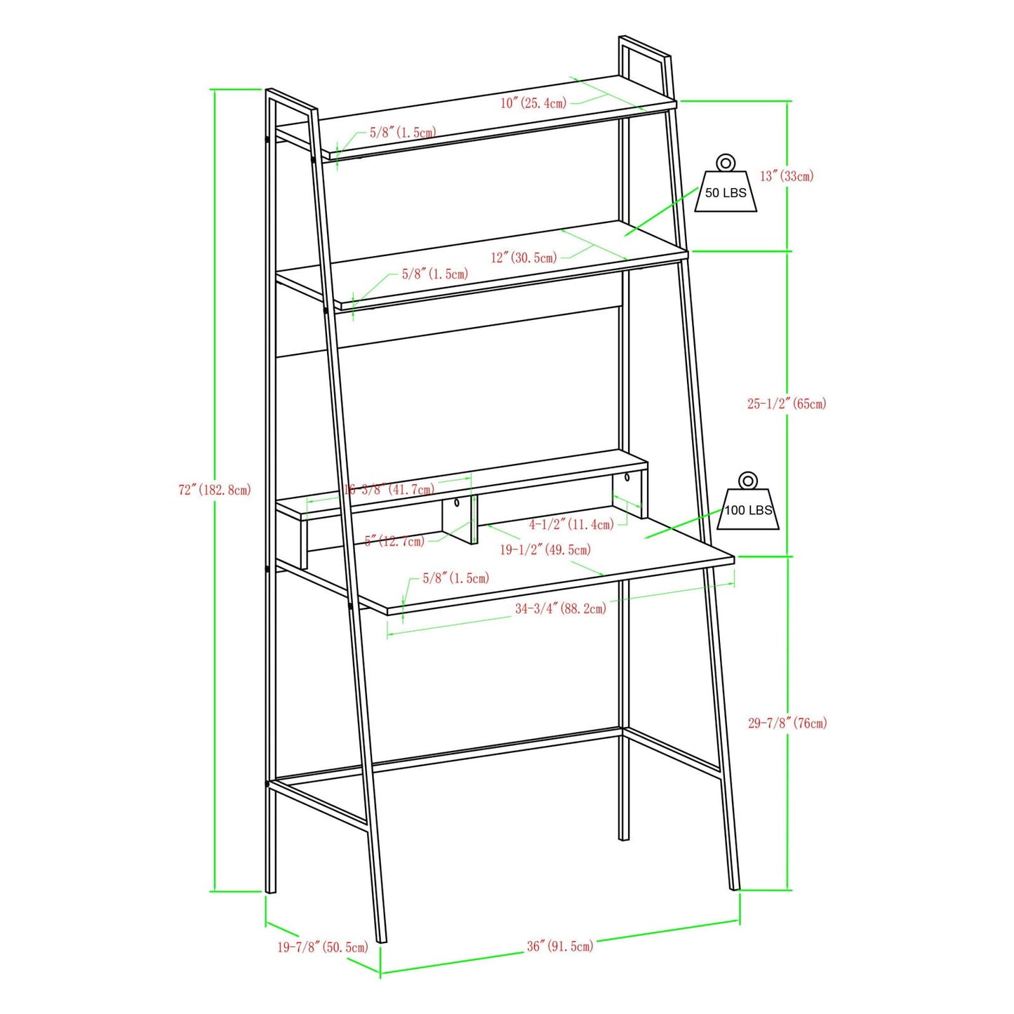 Arlo Ladder Desk - Mac & Mabel